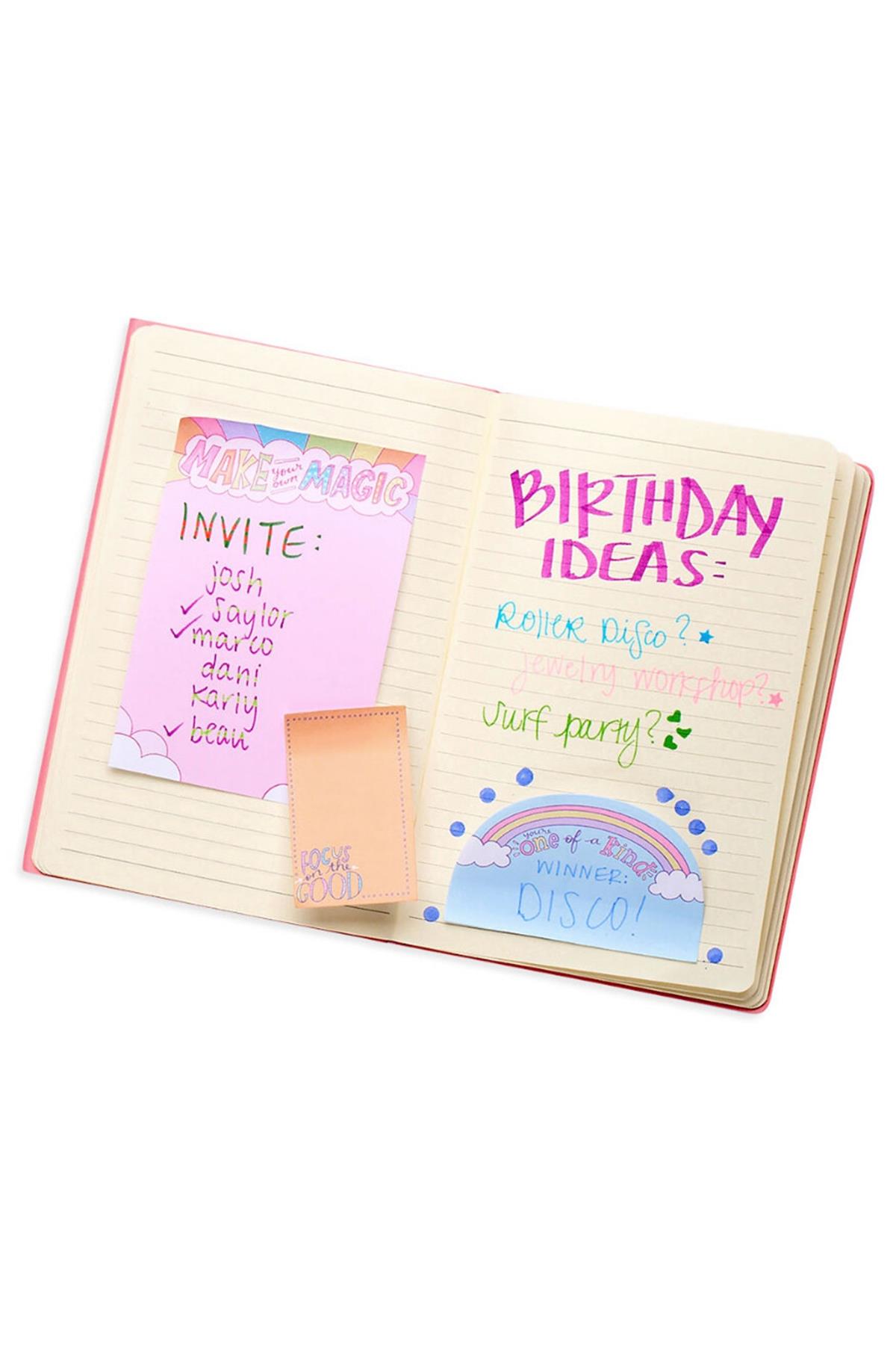 Ooly Side Notes Yapışkanlı Etiket Seti - Make Magic Çok Renkli