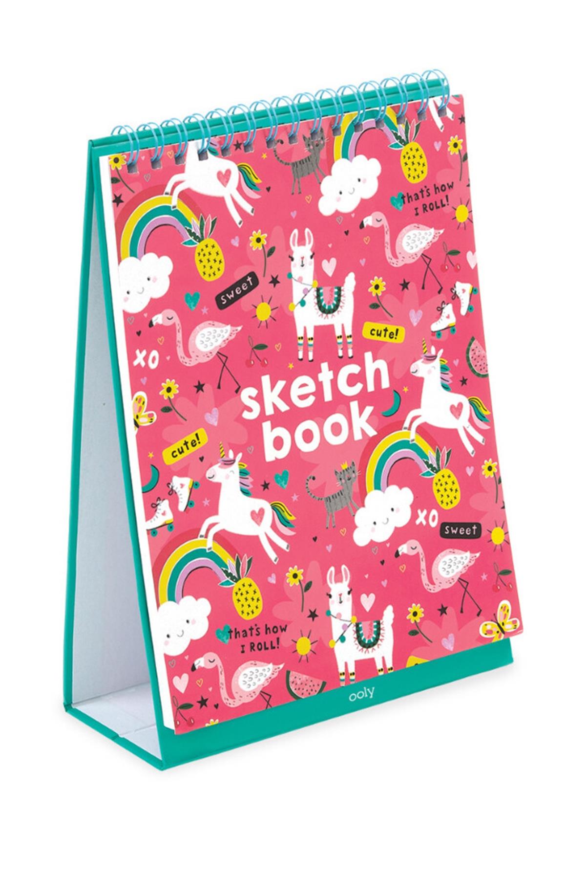 Ooly Sketch & Show Dik Duran Telli Resim Defteri - Funtastic Friends Çok Renkli