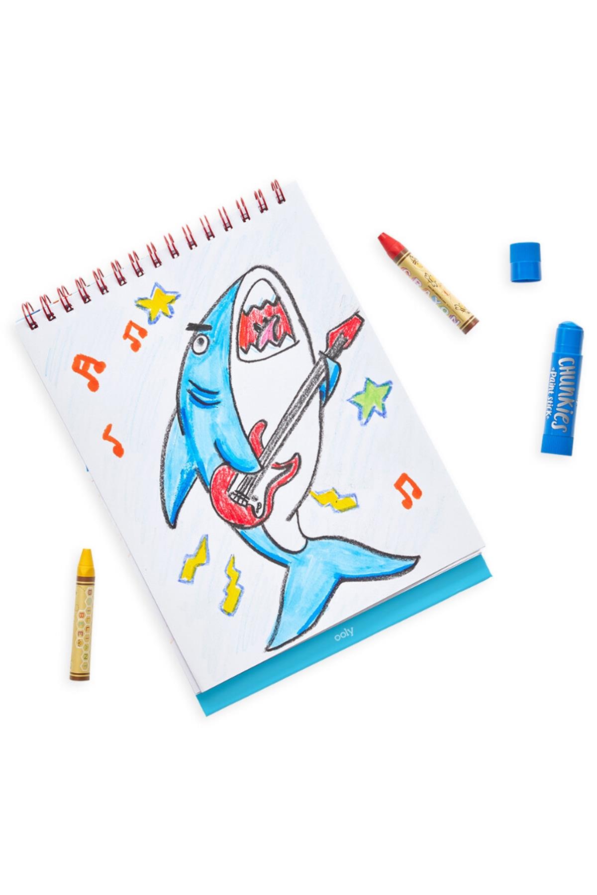 Ooly Sketch & Show Dik Duran Telli Resim Defteri - Awesome Doodles Çok Renkli