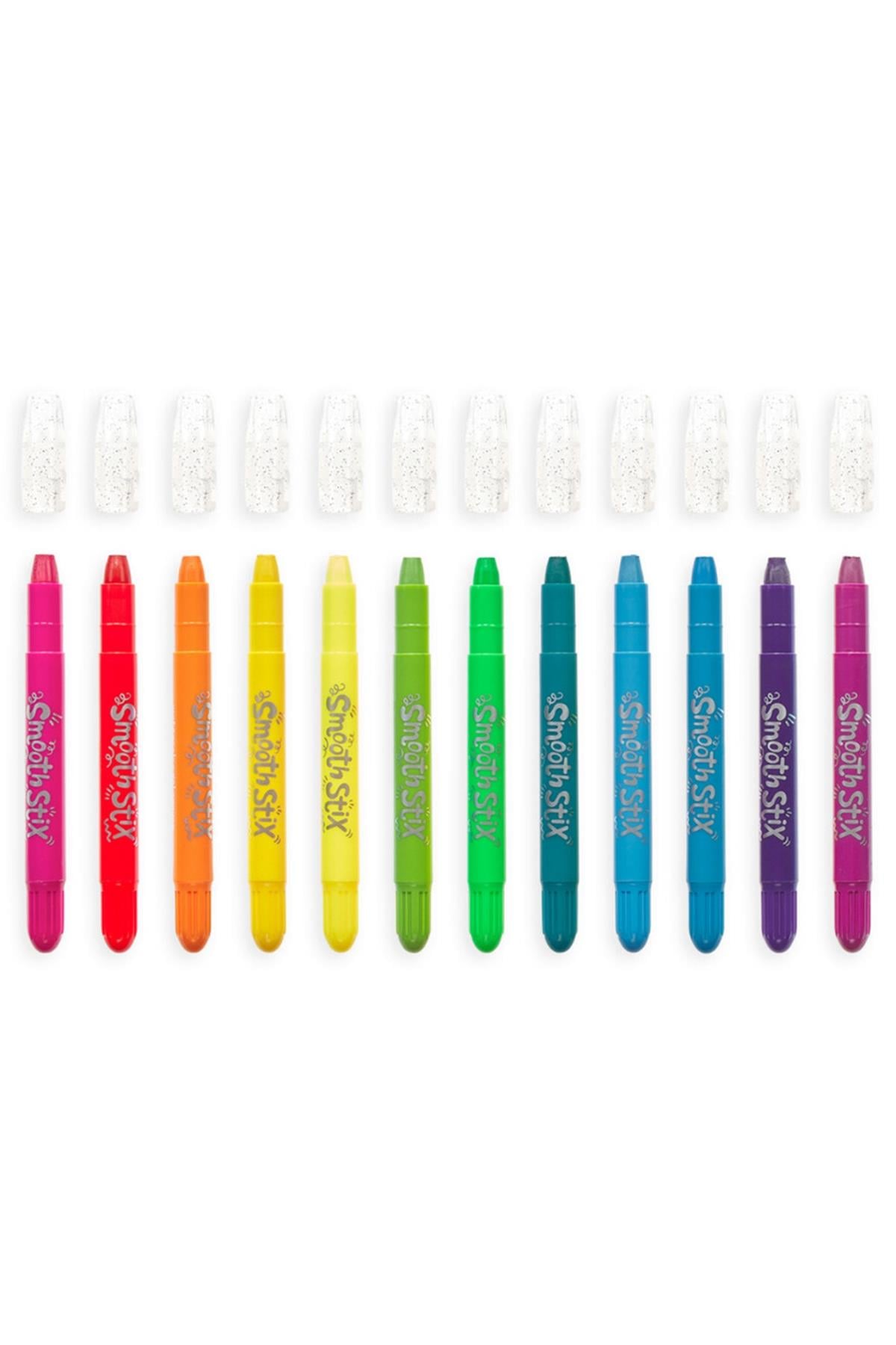 Ooly Smooth Stix Sulu Boya Efektli 24lü Jel Boya Kalemi Çok Renkli