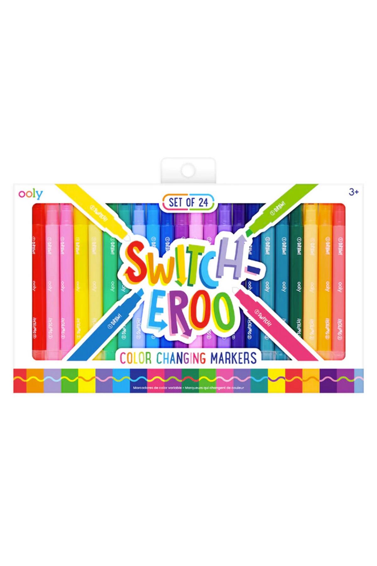 Ooly Switch-eroo Renk Değiştiren 24lü Keçeli Kalem Çok Renkli