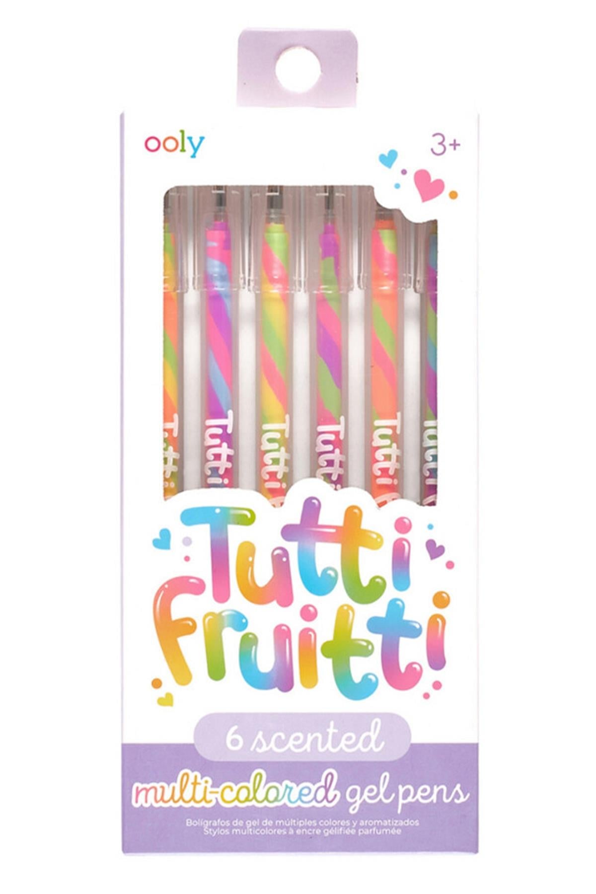 Ooly Tutti Frutti Kokulu 6lı Jel Kalem Çok Renkli