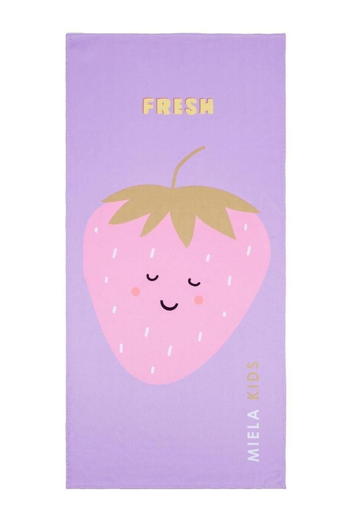 Plaj Havlusu-Plaj Fresh Strawberry Çok Renkli
