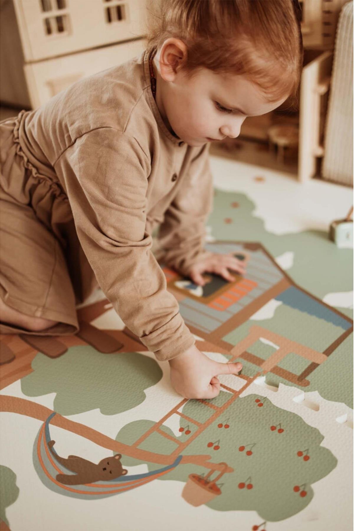 Play Go / Eevaa Puzzle Oyun Matı, Treehouse / Stars Std