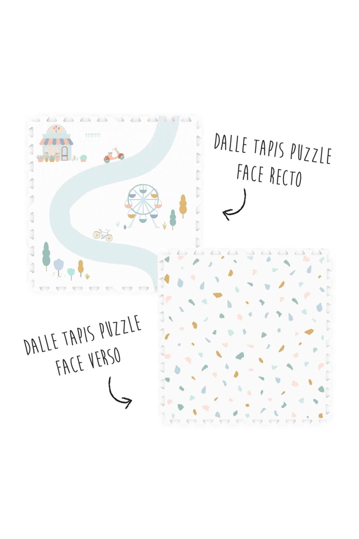 Play Go / Eevaa Puzzle Oyun Matı, Village / Terazzo Std
