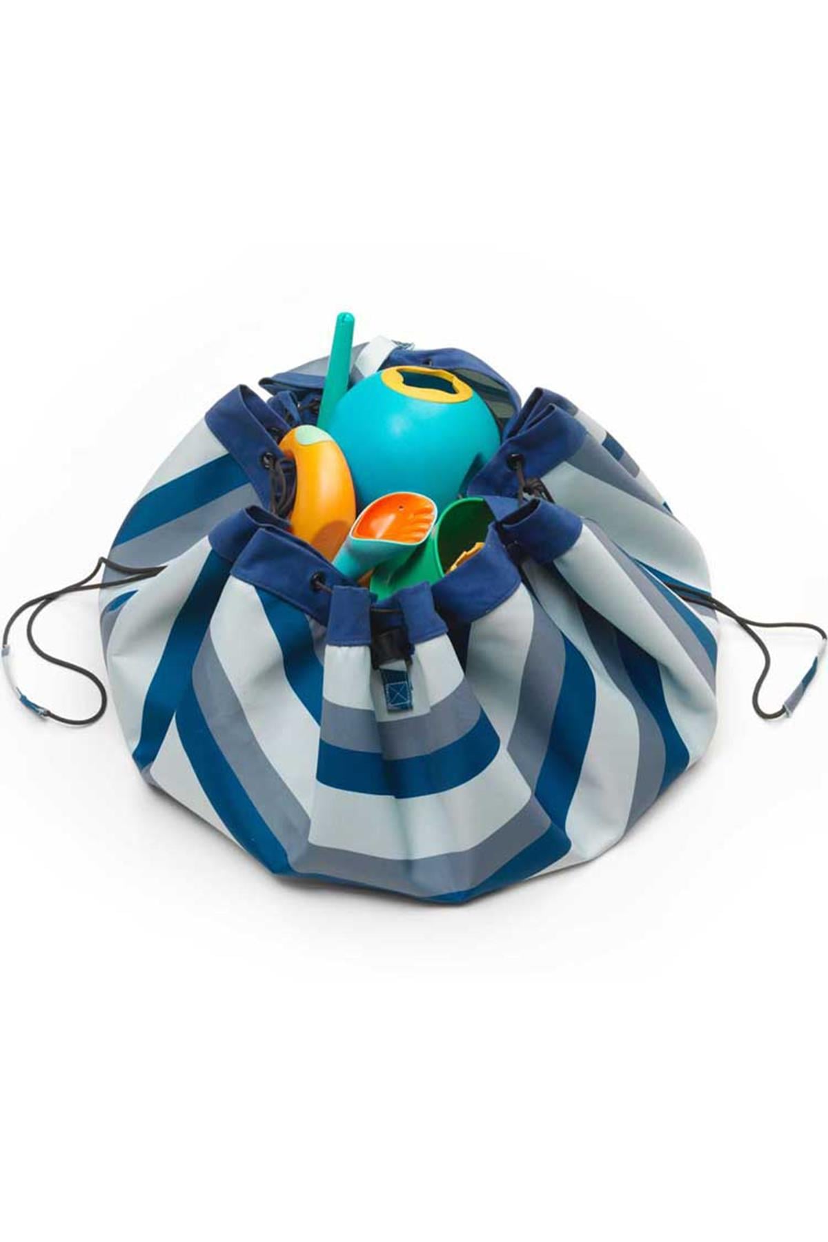 Play & Go / Outdoor, Blue/Green Stripes Std