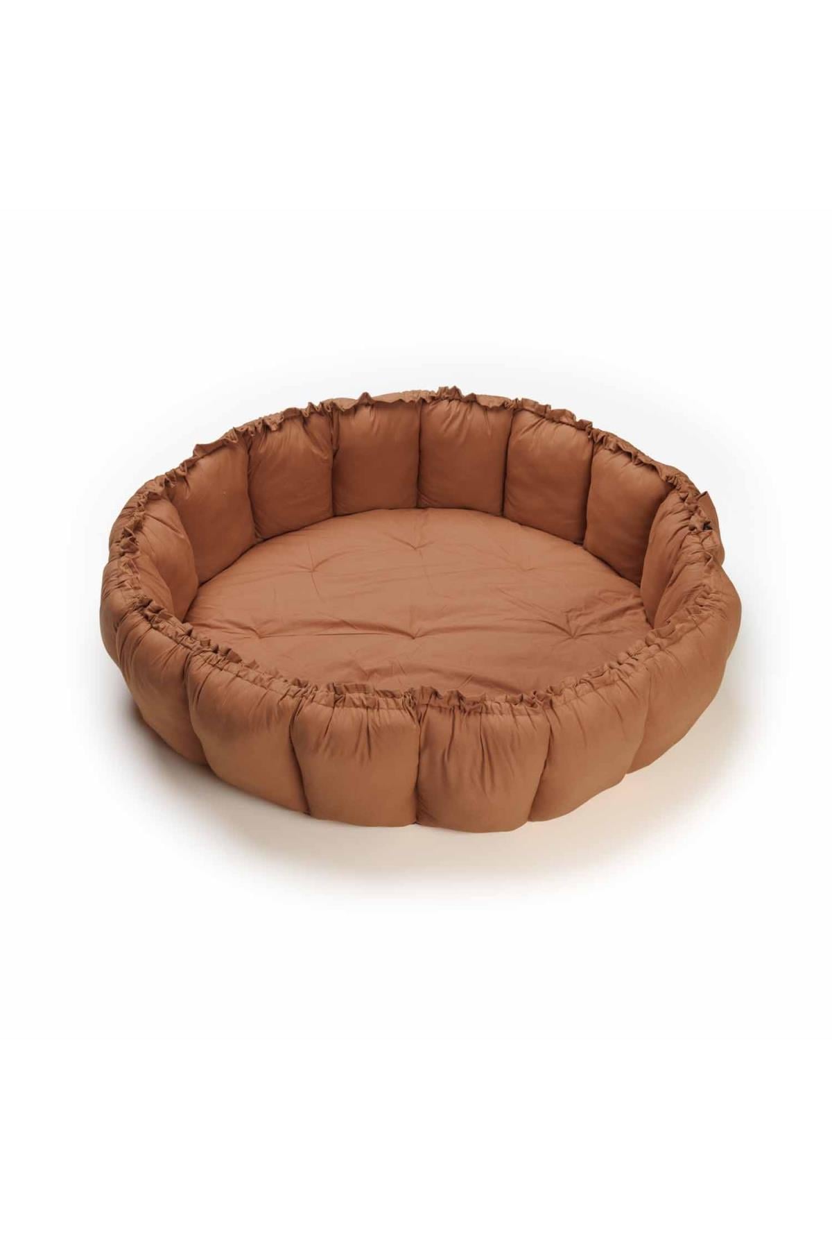 Play & Go /  Oyun Matı, Bloom Tawny Brown Organic Kahve
