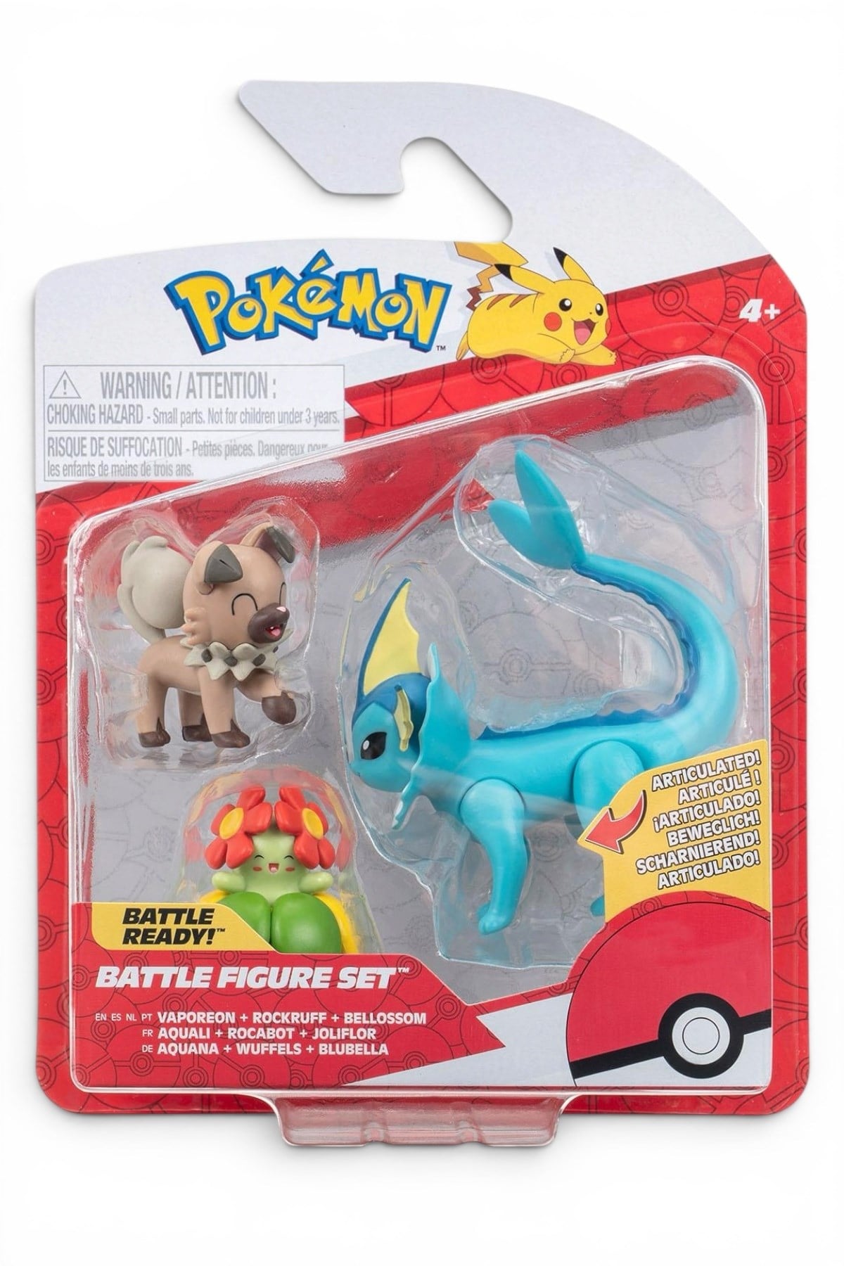 Pokemon Battle 3'lü Figür Seti Seri 15 Asorti Çok Renkli