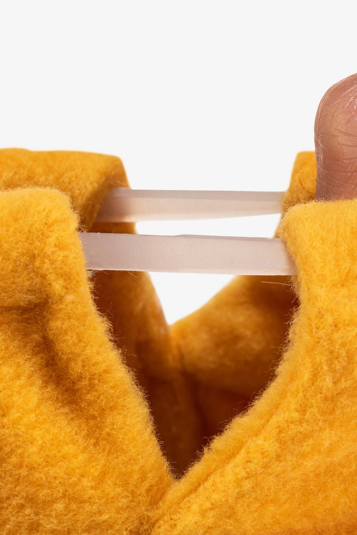 Hopfrög Patik Polar Fleece Yellow