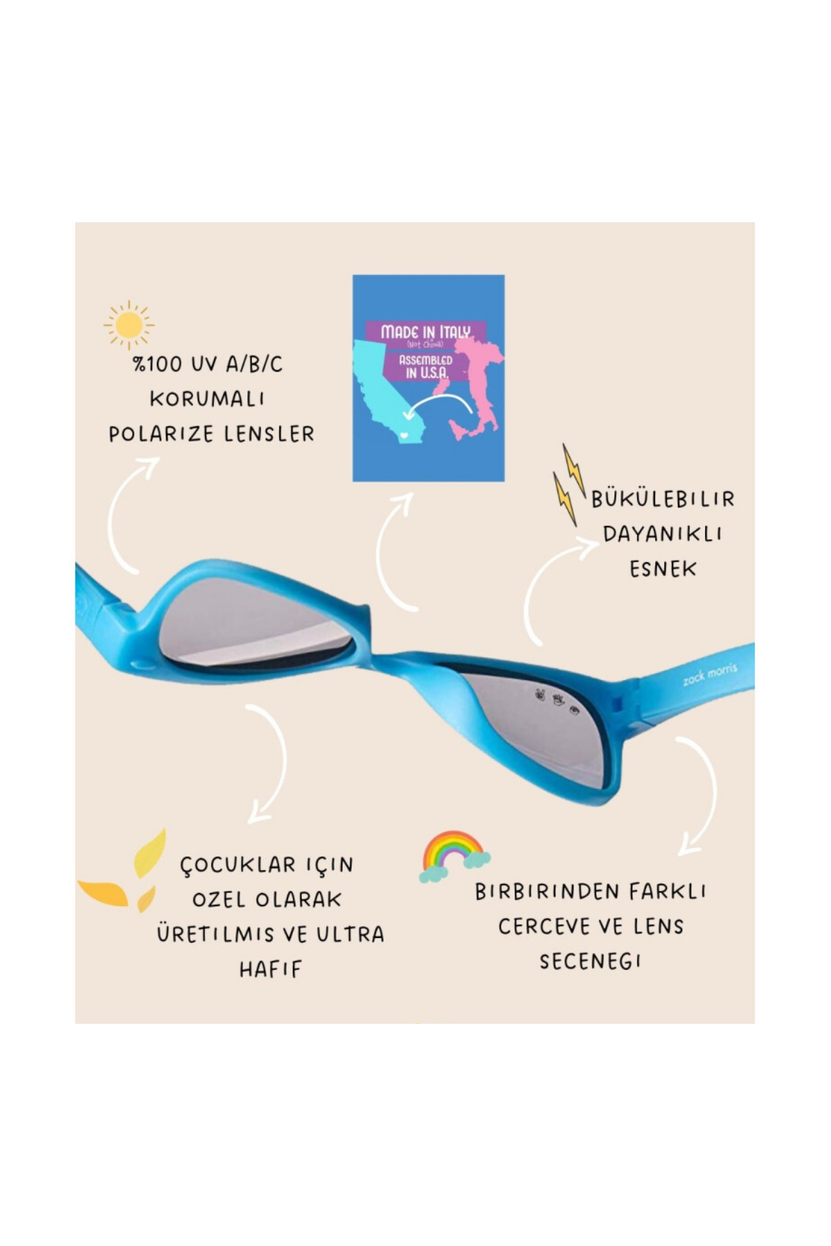 Roshambo Eyewear Topanga / Rose Gold Lens  / H Çok Renkli