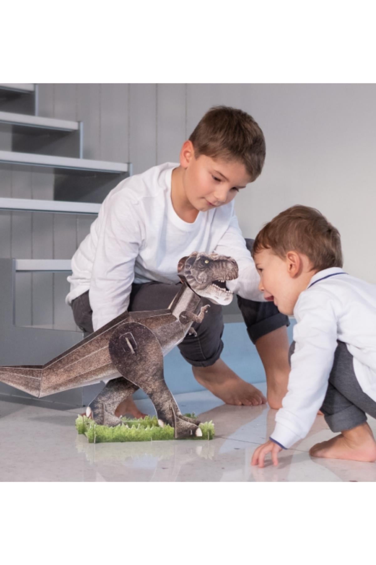 Sassi /3D TYRANNOSAURUS - BOOK AND 3D MODEL Çok Renkli