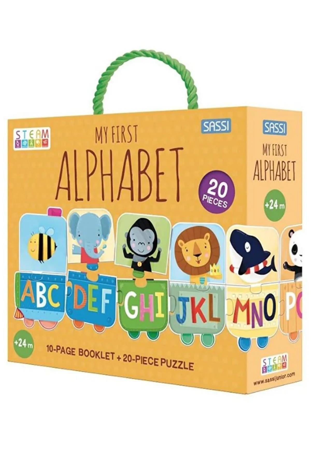 Sassi /MY FIRST ALPHABET - STEAM PUZZLE Çok Renkli