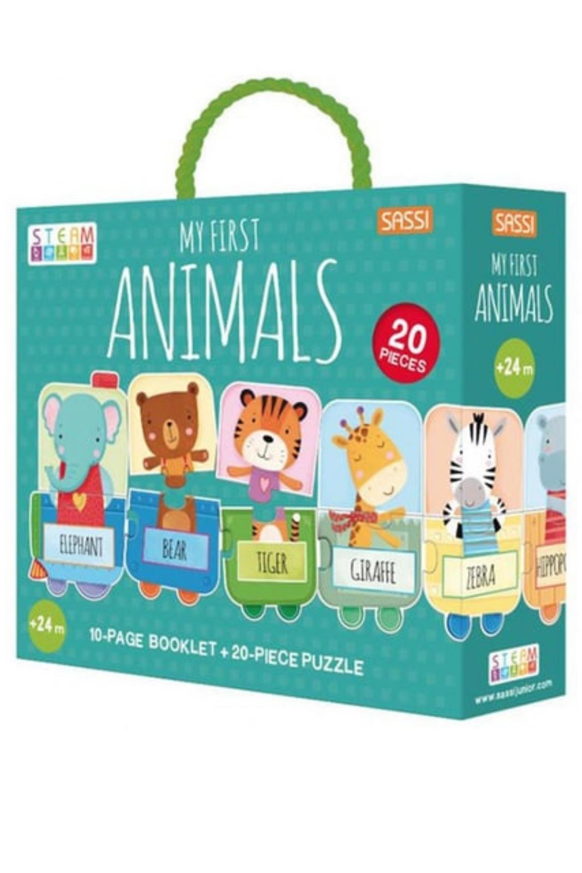 Sassi /MY FIRST ANIMALS - STEAM PUZZLE Çok Renkli