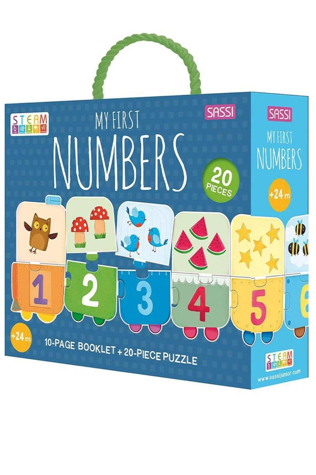 Sassi /MY FIRST NUMBERS - STEAM PUZZLE Çok Renkli