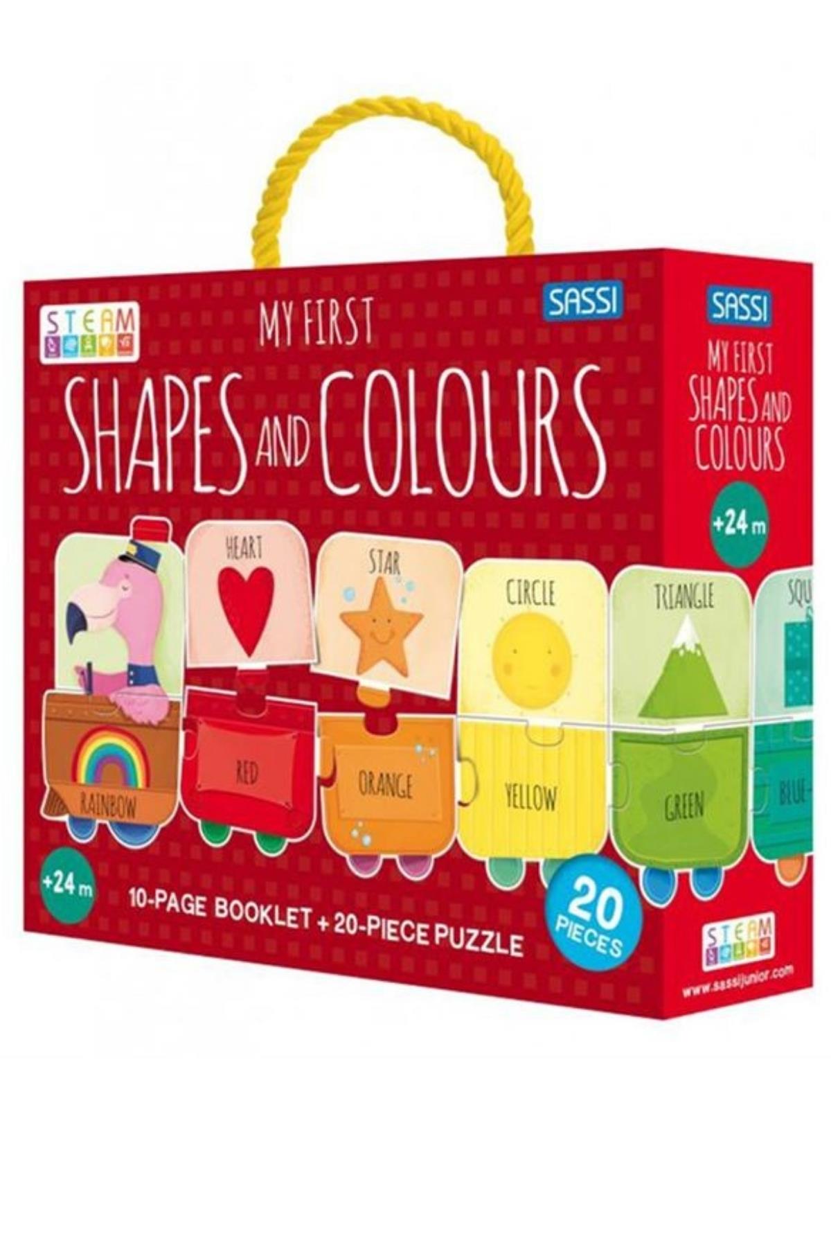 Sassi /MY FIRST SHAPES AND COLOURS - STEAM PUZZLE Çok Renkli
