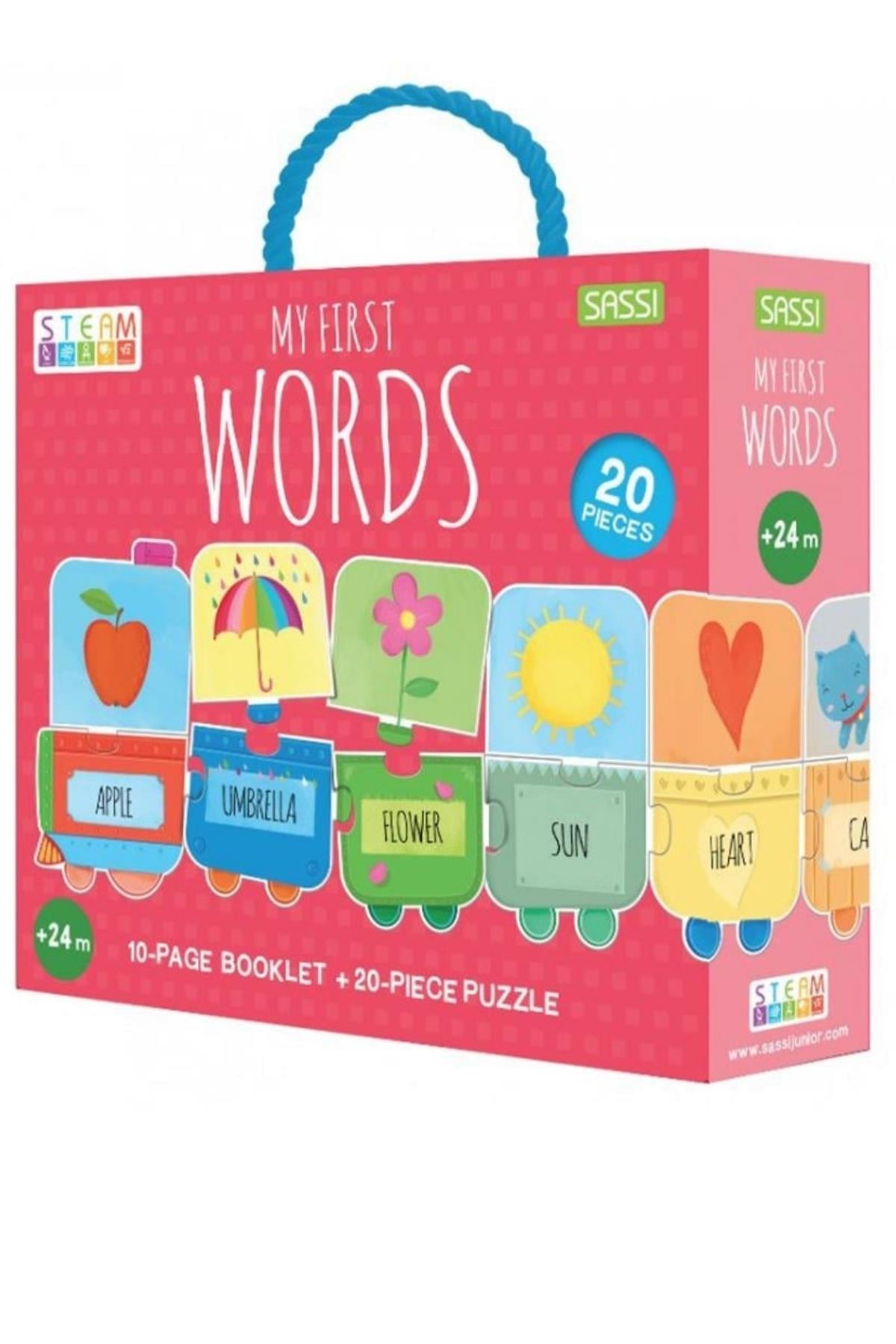 Sassi /MY FIRST WORDS - STEAM PUZZLE Çok Renkli