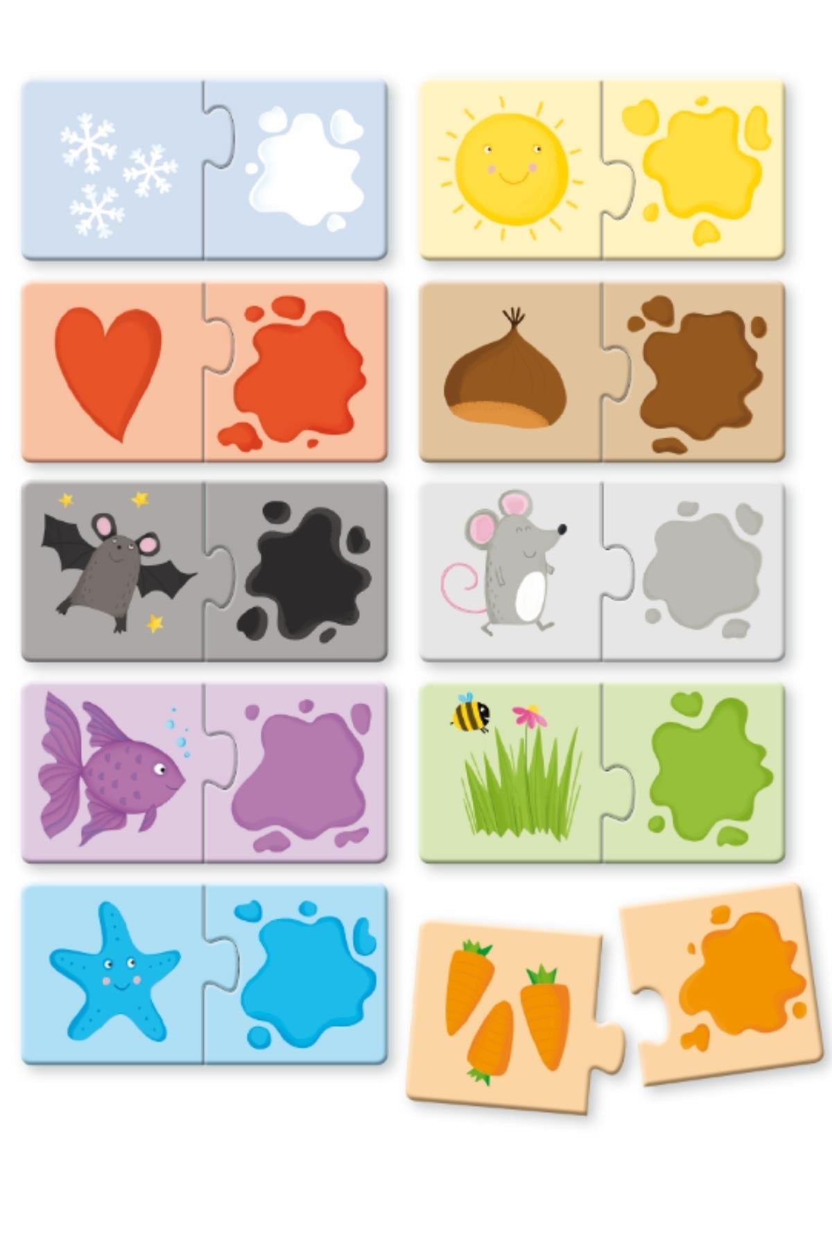 Sassi /PUZZLE 2 COLOURS Çok Renkli