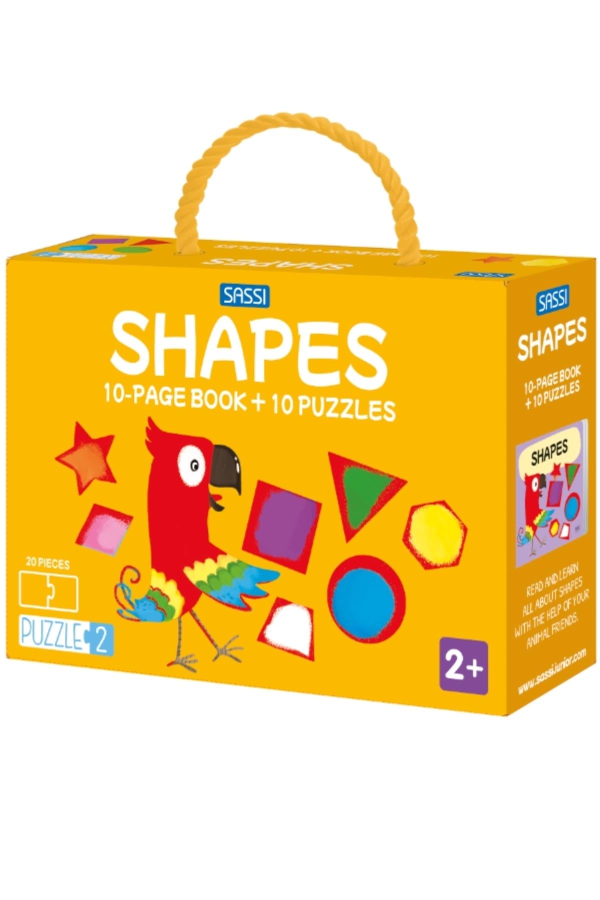 Sassi /PUZZLE 2 SHAPES Çok Renkli