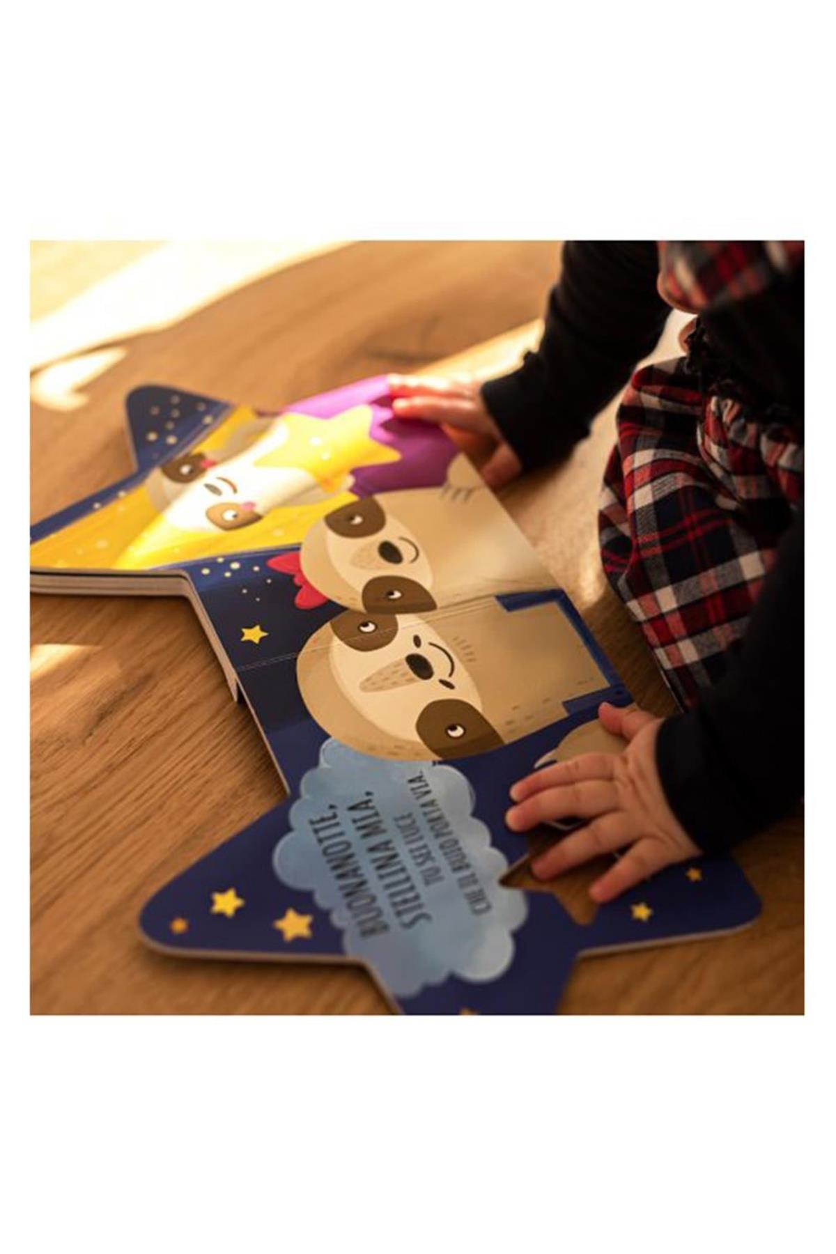 Sassi /SHAPED BOOKS - GOODNIGHT MY LITTLE STAR Çok Renkli