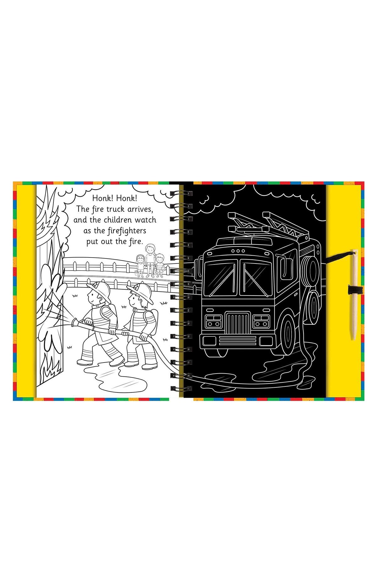 Scratch and Draw - Things That Go Çok Renkli