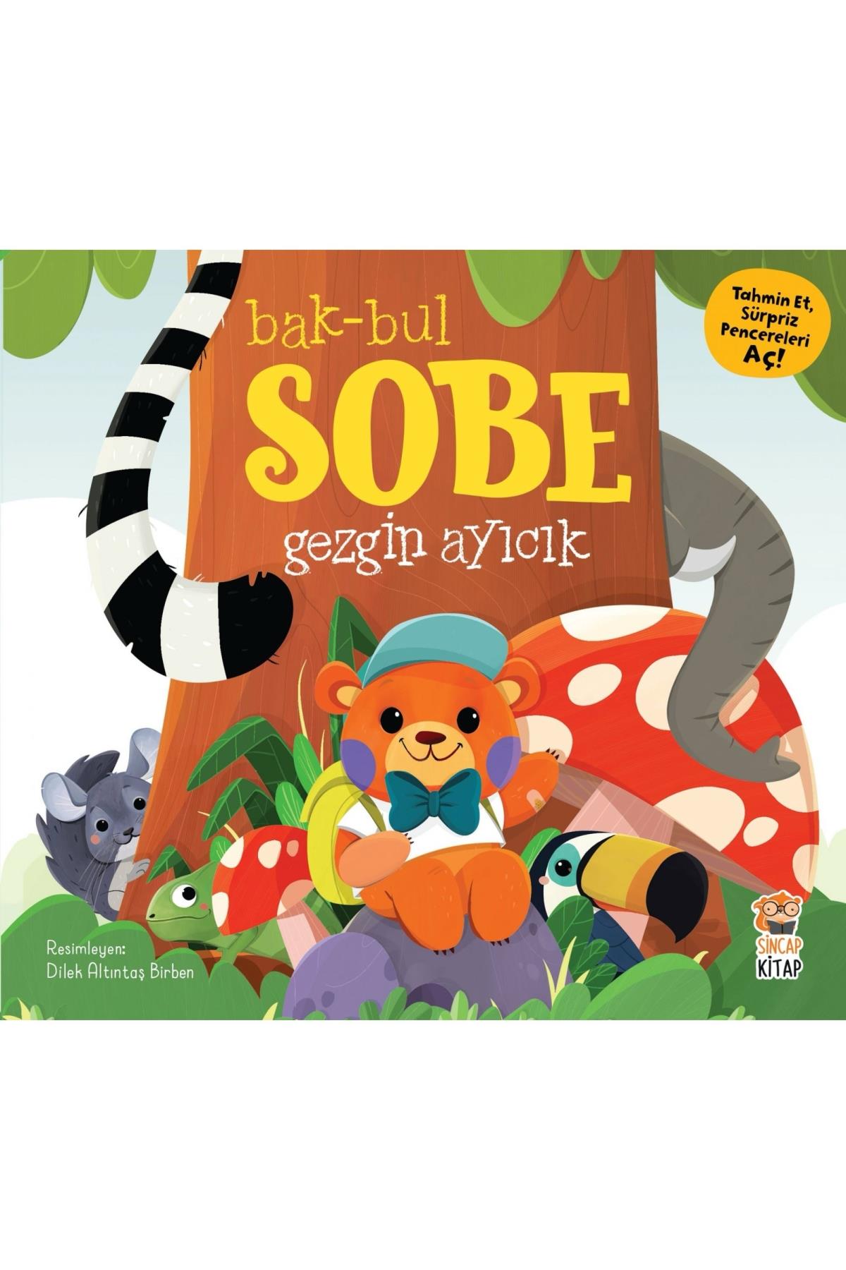 Sincap Kitap / Bak-Bul-Sobe Gezgin Ayıcık Çok Renkli