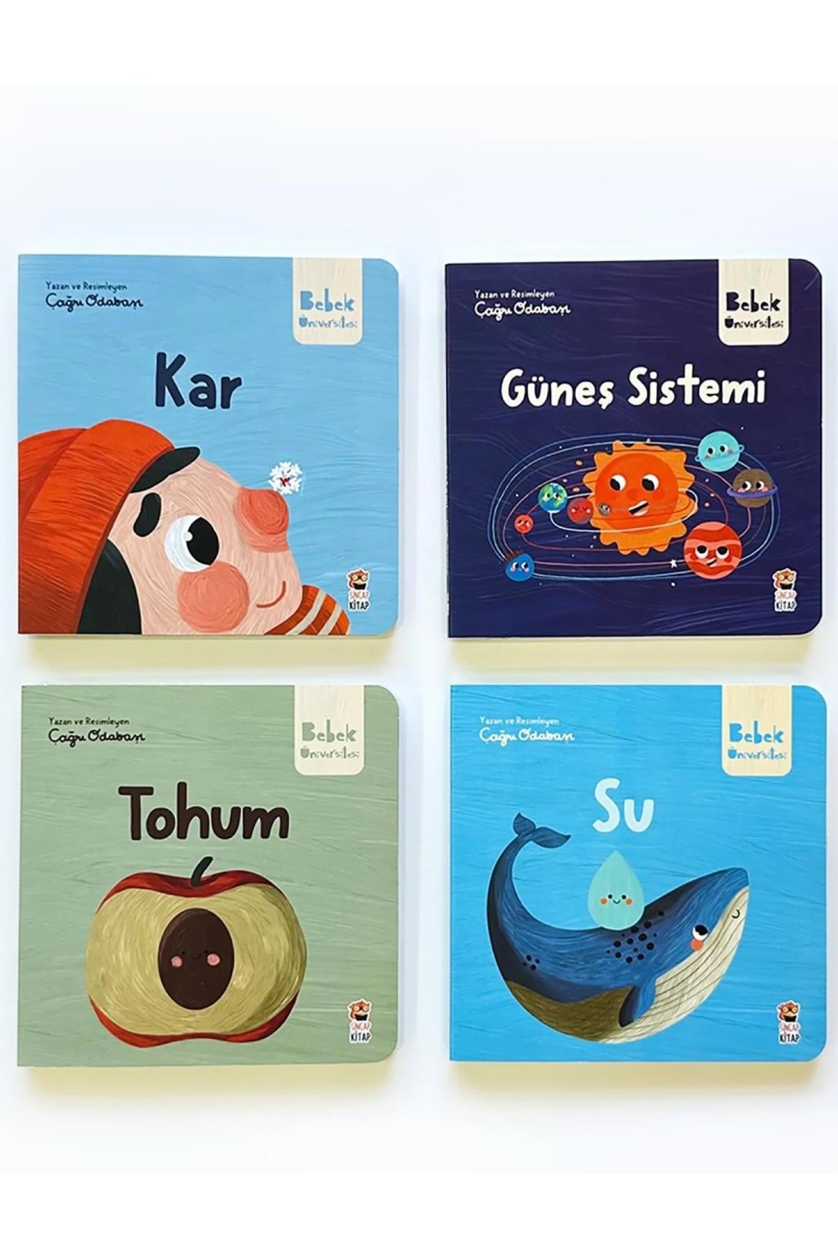 Sincap Kitap / Bebek Üniversitesi 4-Hikâyeli İlk Kavramlarım Set ( 4 Kitap) Çok Renkli