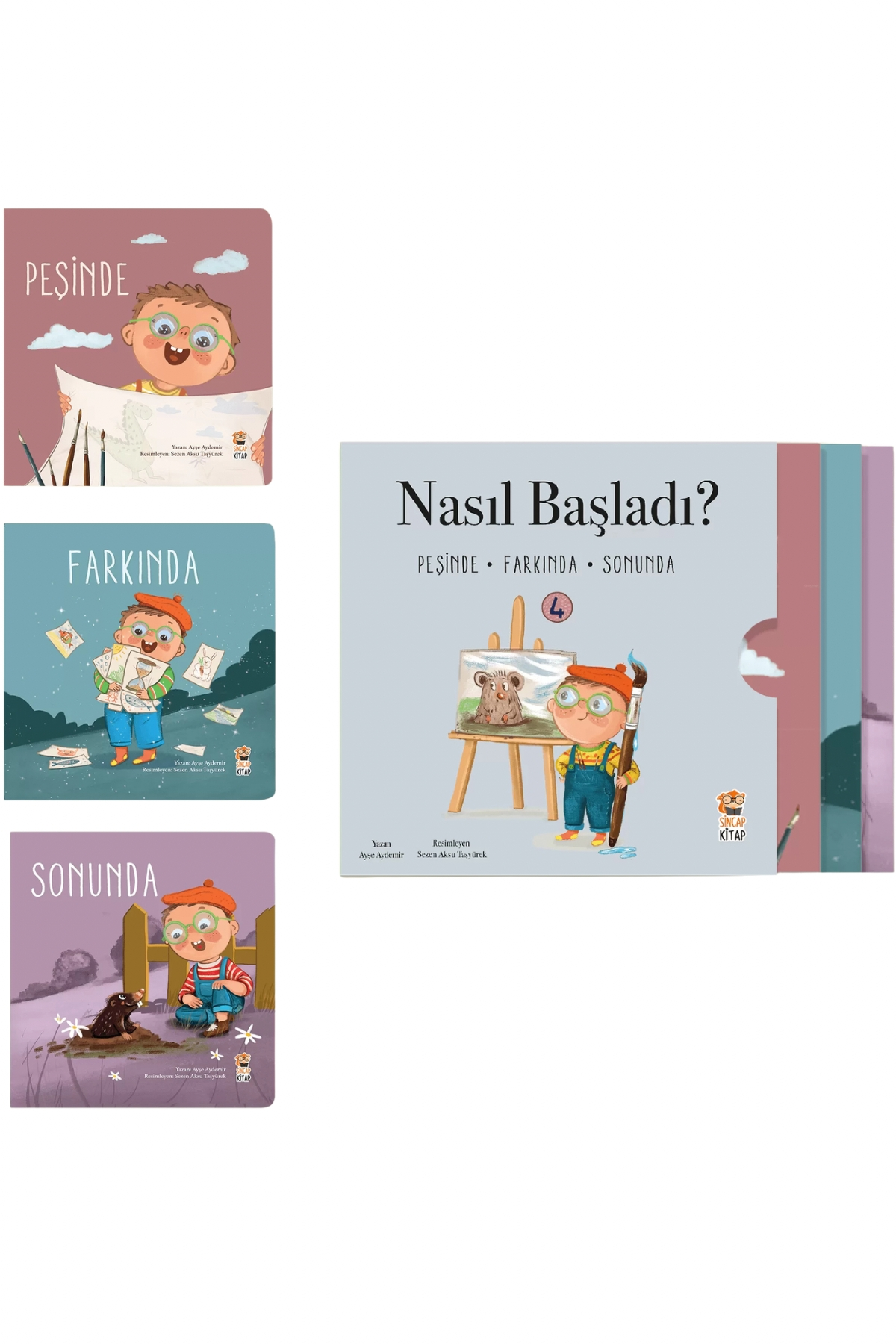 Sincap Kitap / Nasıl Başladı ? Her Şey Seninle Başladı Set 4 Çok Renkli