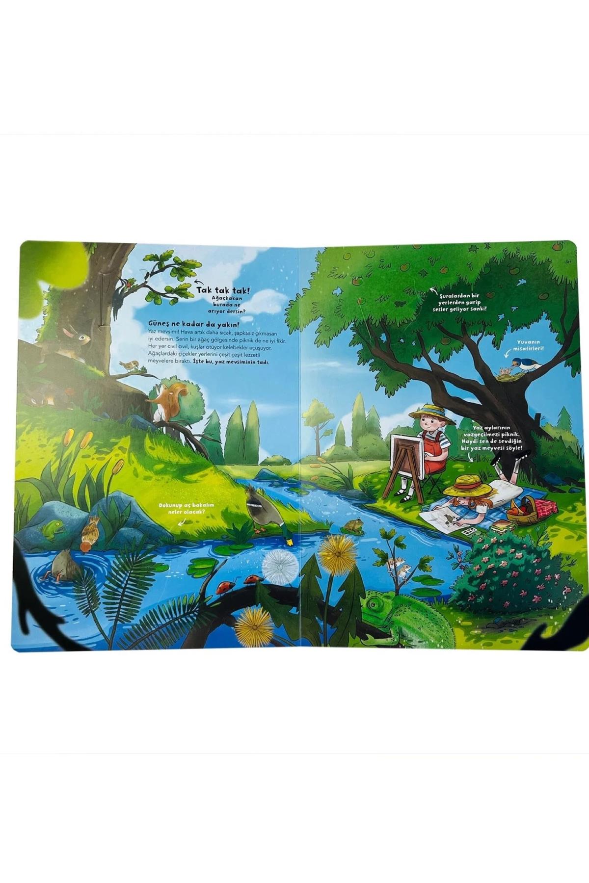 Sincap Kitap / Ne Sorsan Bilir Minik - Benim İlk Mevsimler Kitabım Çok Renkli