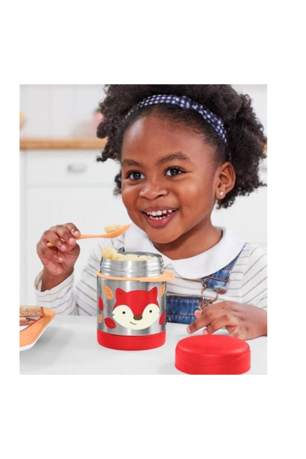 Skip Hop Zoo Paslanmaz Çelik Termos Tilki Çok Renkli