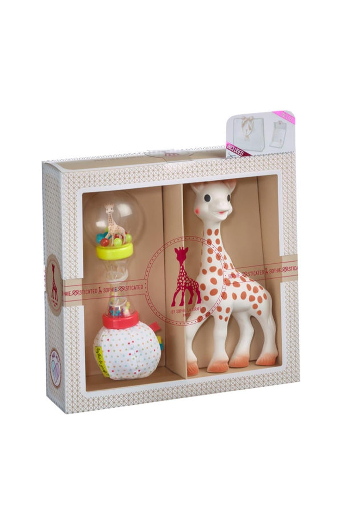 Sophie la Girafe Sophiesticated Yeni Doğan Hediye Seti 8 Çok Renkli
