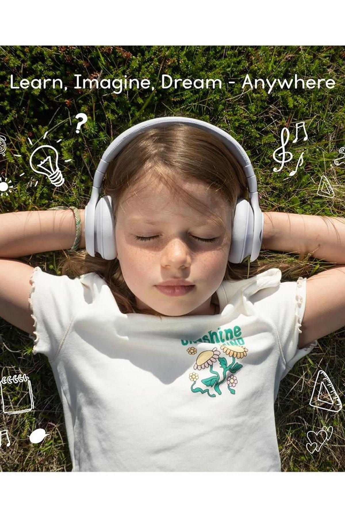 StoryPhones Bundle - Çocuklar İçin Kulak Üstü Kulaklık - Bluetooth - App ile Uyumlu - Beyaz Çok Renkli