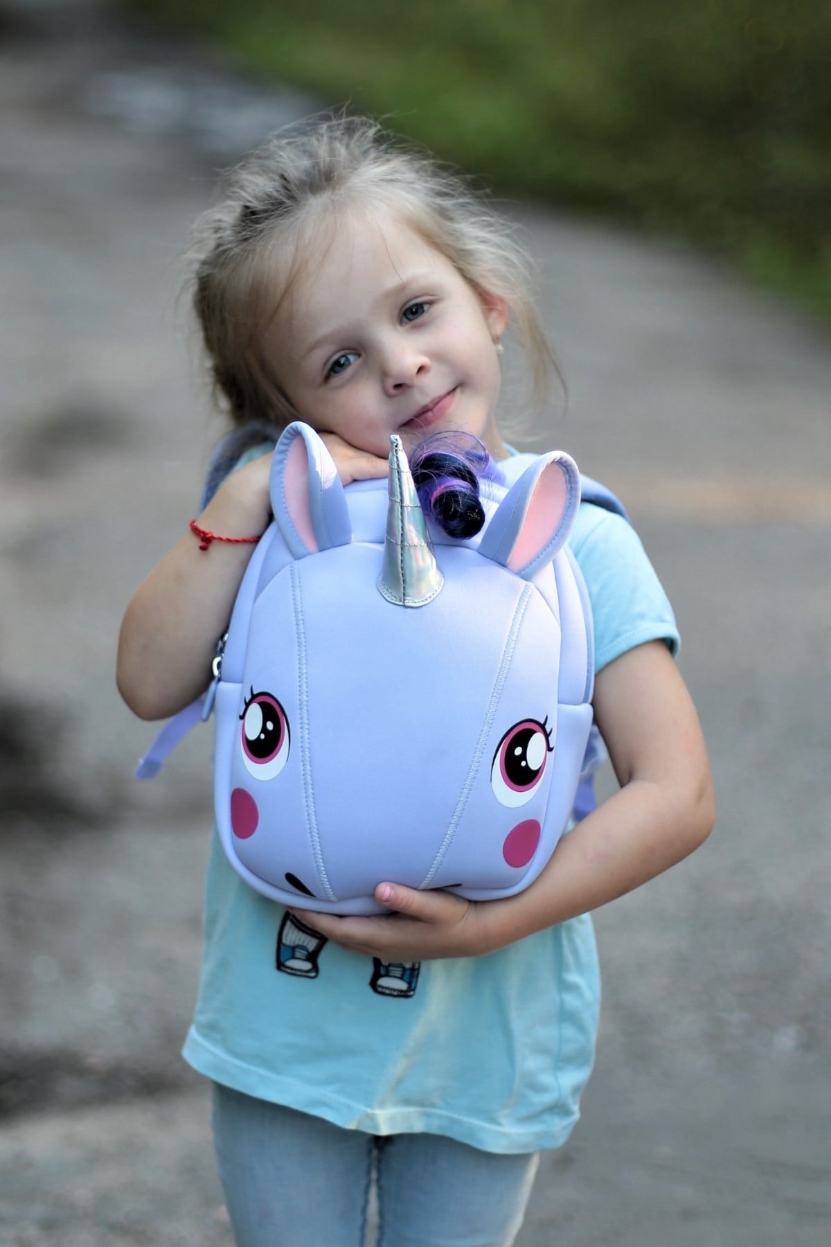 Supercute Unicorn Sırt Çantası Mor