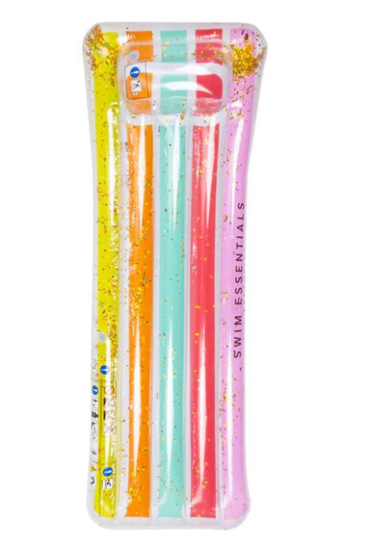 Swim Essentials Rainbow Şişme Deniz ve Havuz Yatağı 177cm Çok Renkli
