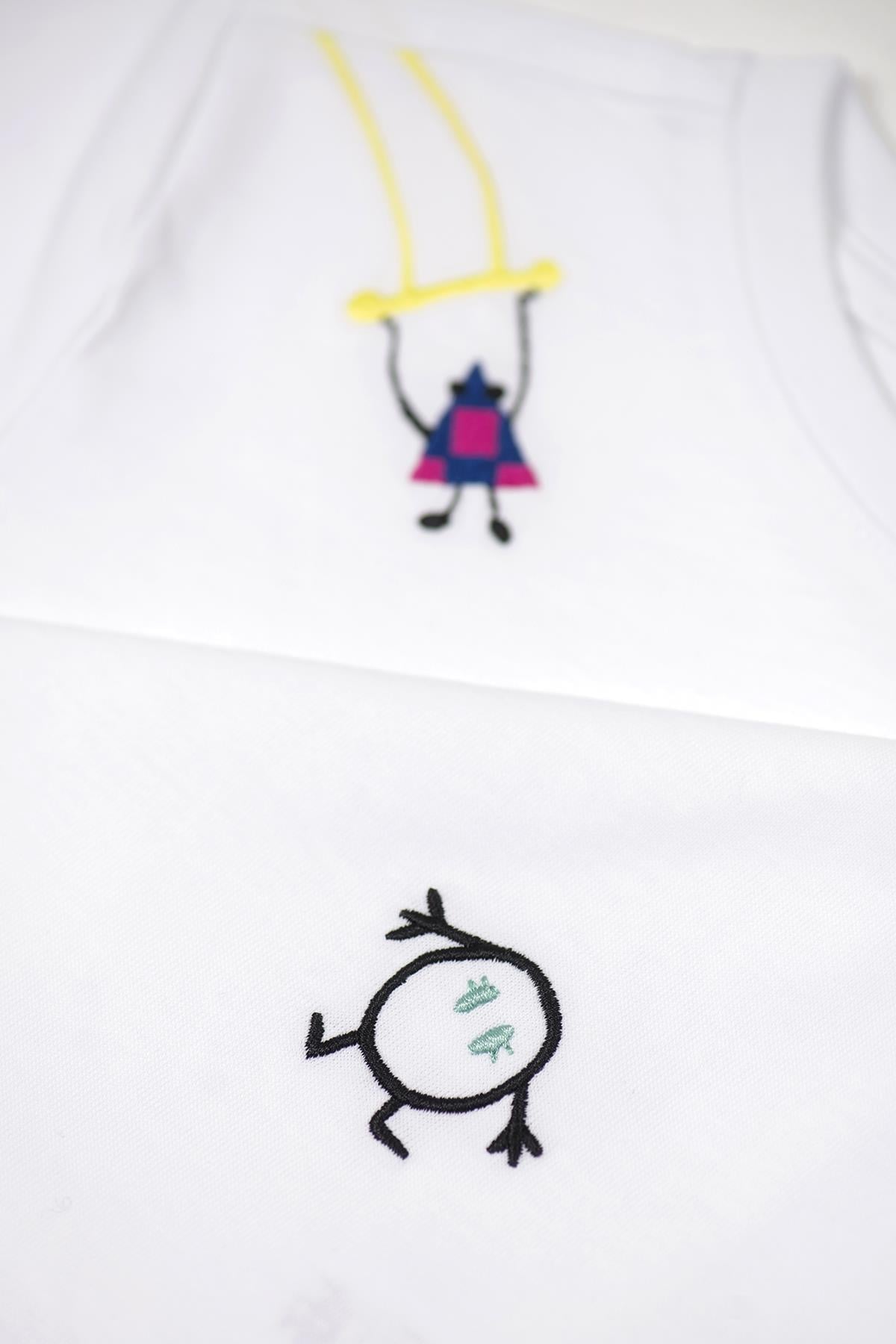 Beetlebeez / SWING & SMILE T-SHIRT Beyaz