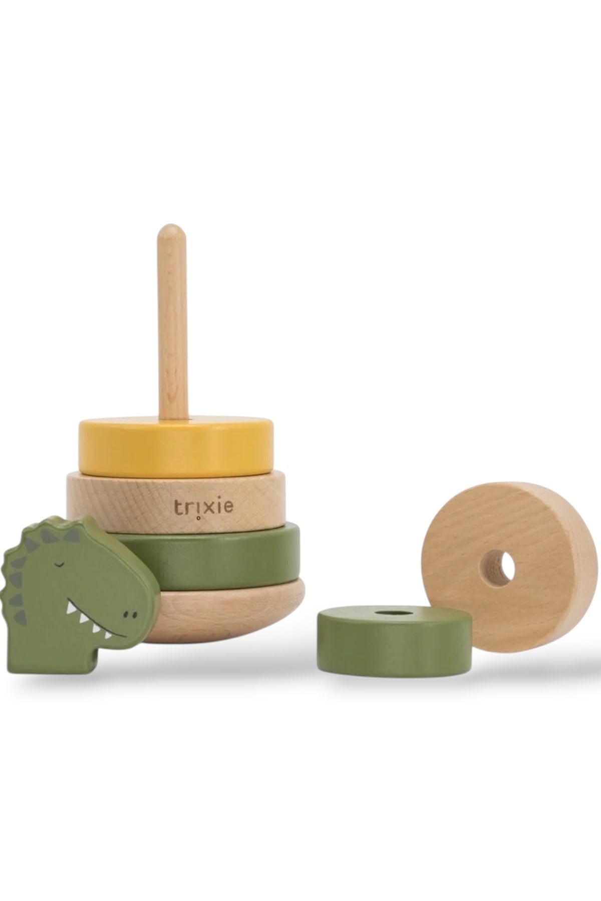 Trixie / Ahşap Dizme Oyuncağı Mr. Dino Çok Renkli