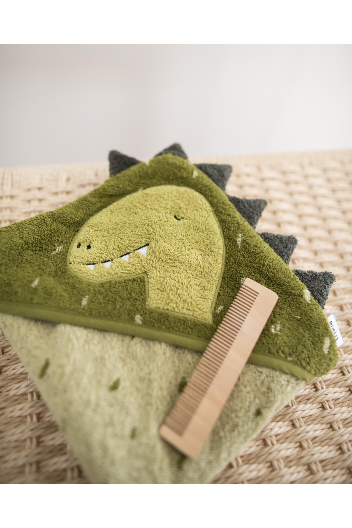 TRIXIE -  HOODED TOWEL MR. DINO