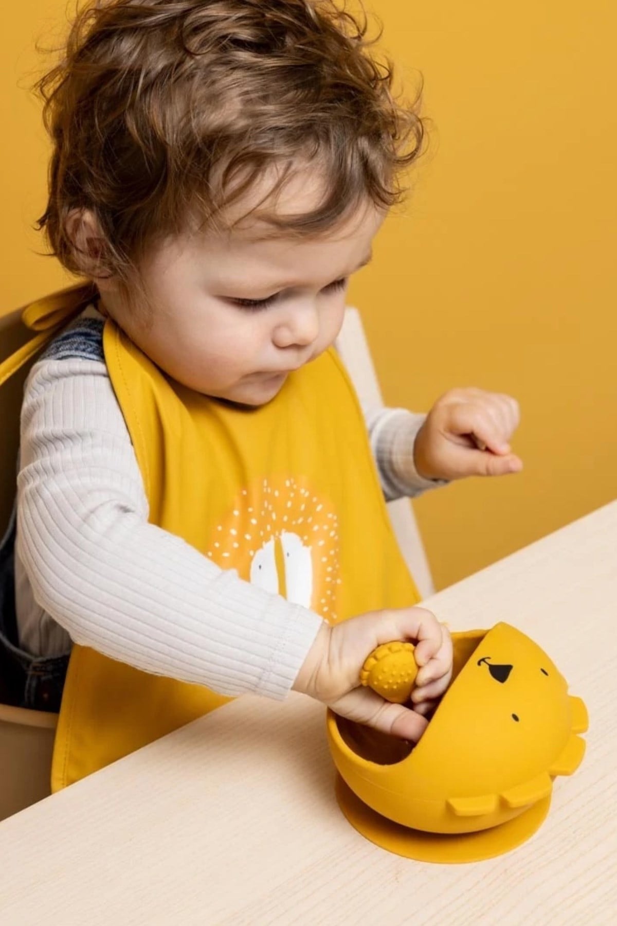 Trixie Mr. Lion - Silikon Bebek Yemek Seti Lion
