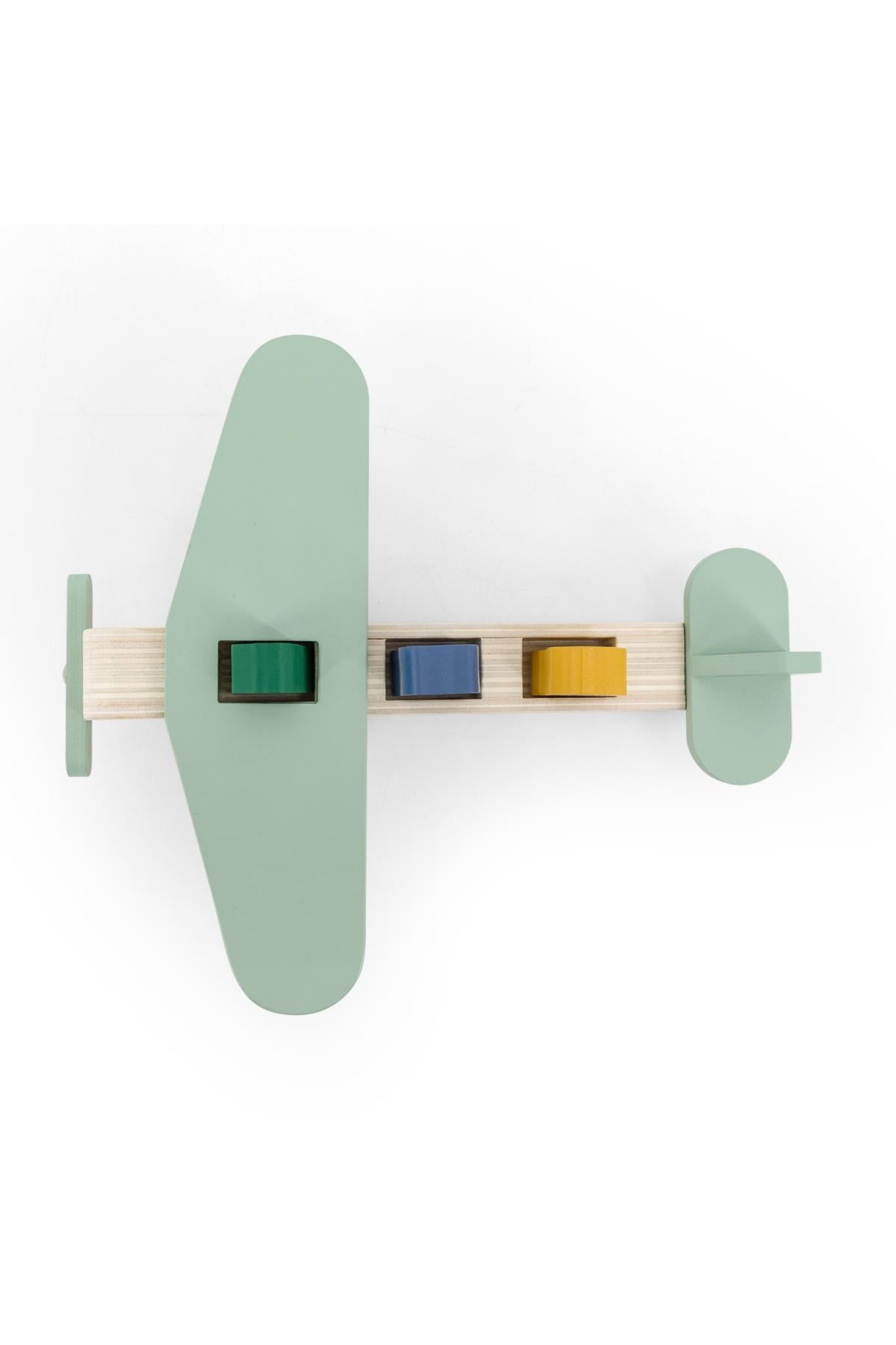 TRIXIE - WOODEN ANIMAL AIRPLANE Çok Renkli