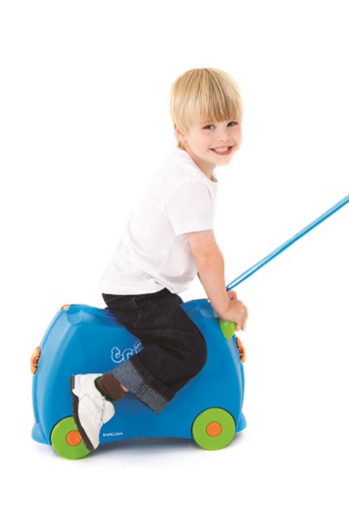 Trunki Çocuk Bavulu - Mavi Terrance Çok Renkli