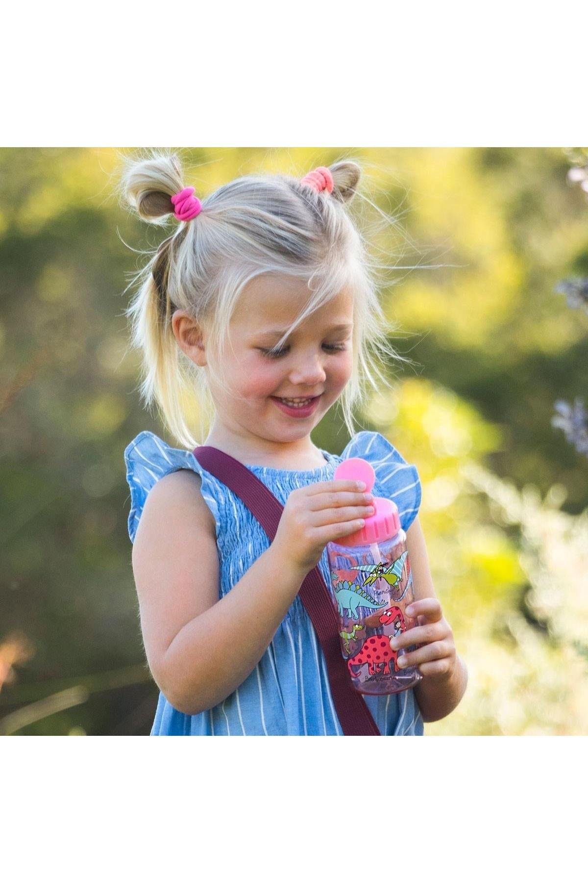 Tyrell Katz Pipetli Matara / Suluk 400 ml Pembe Dinozor PINK DINO