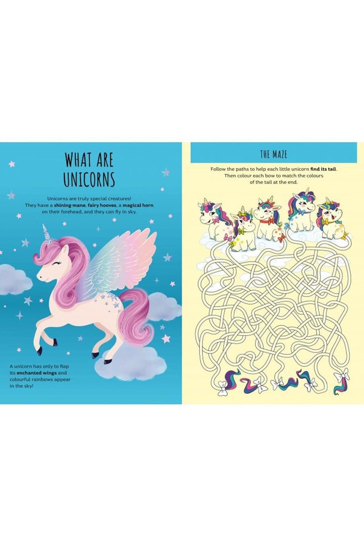 Sassi / Unicorns - Sticker and Activities Çok Renkli