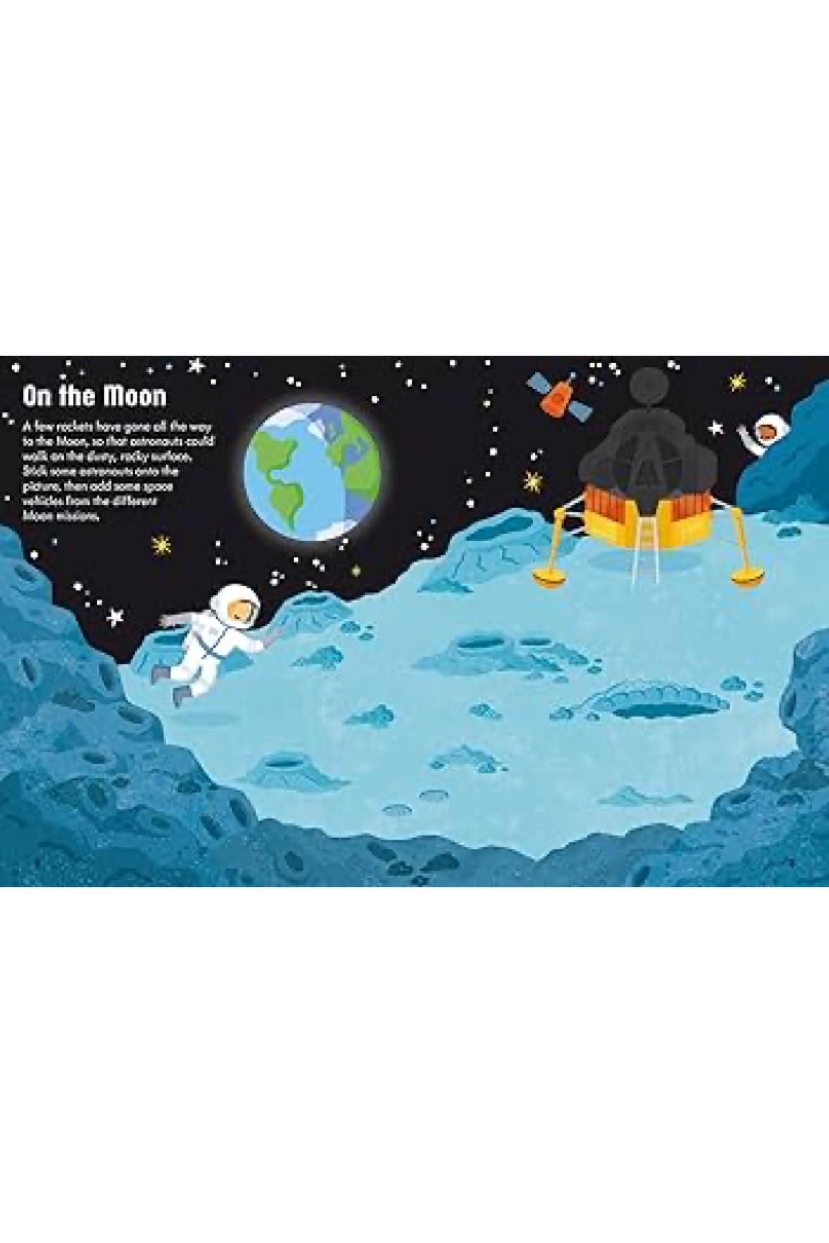 Usborne /First Sticker Book Space Çok Renkli