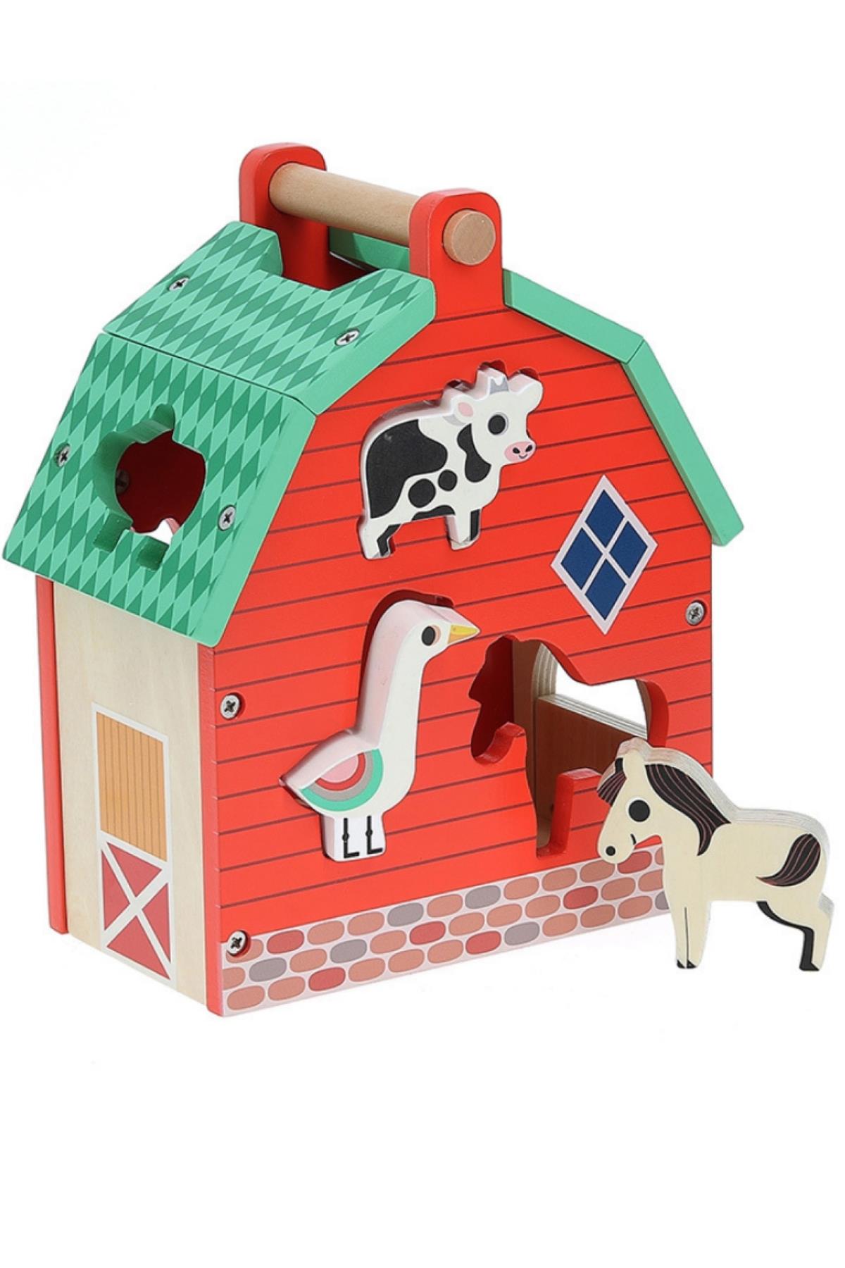 Vilac - Ahşap Çiftlik Eşleştirme Çok Renkli