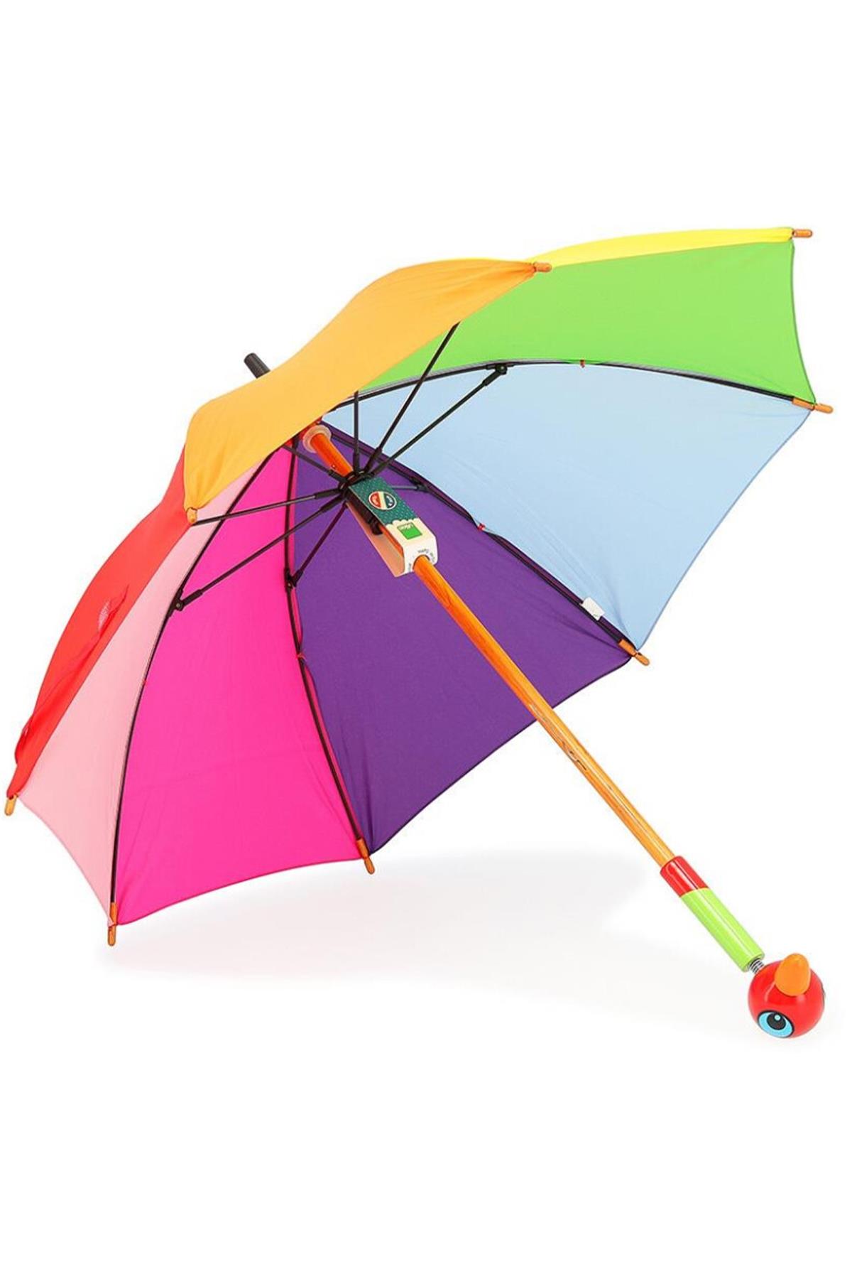 Vilac - Bird umbrella - Kuş Şemsiye Çok Renkli