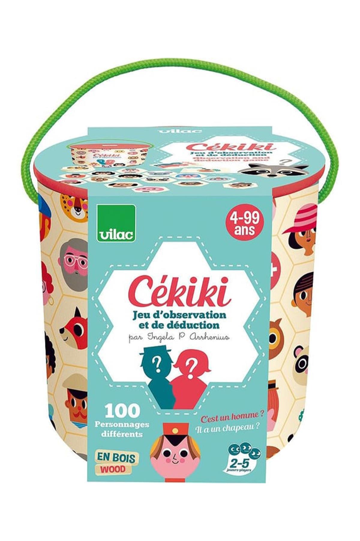 Vilac - Cékiki Observation and Deduction Games - Gözlem ve Çıkarım Oyunu - Ingela P.Arrhenius Çok Renkli