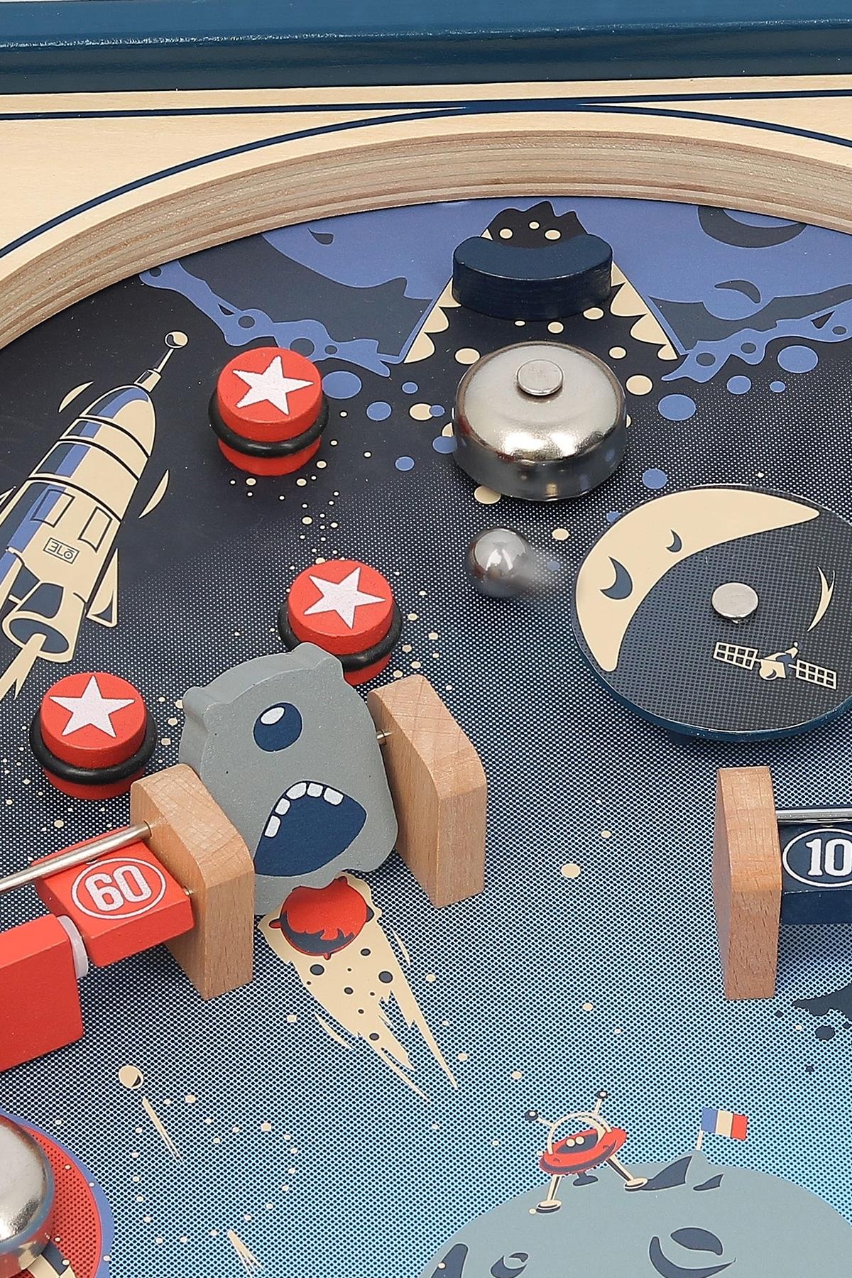 Vilac - Space - Pinball - Uzay Pinball Çok Renkli