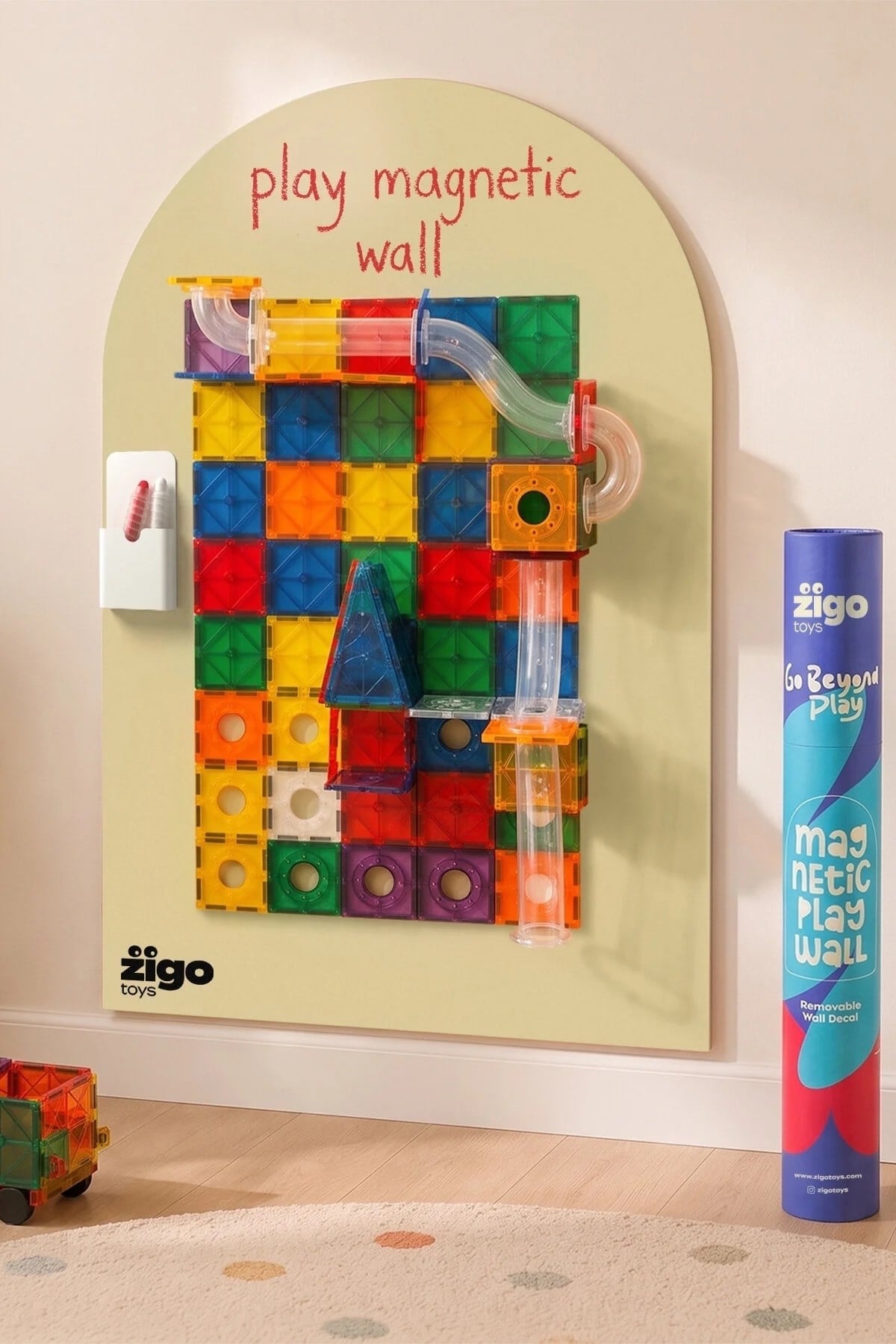Zigo Toys / Manyetik Duvar Panosu - Yulaf Bej
