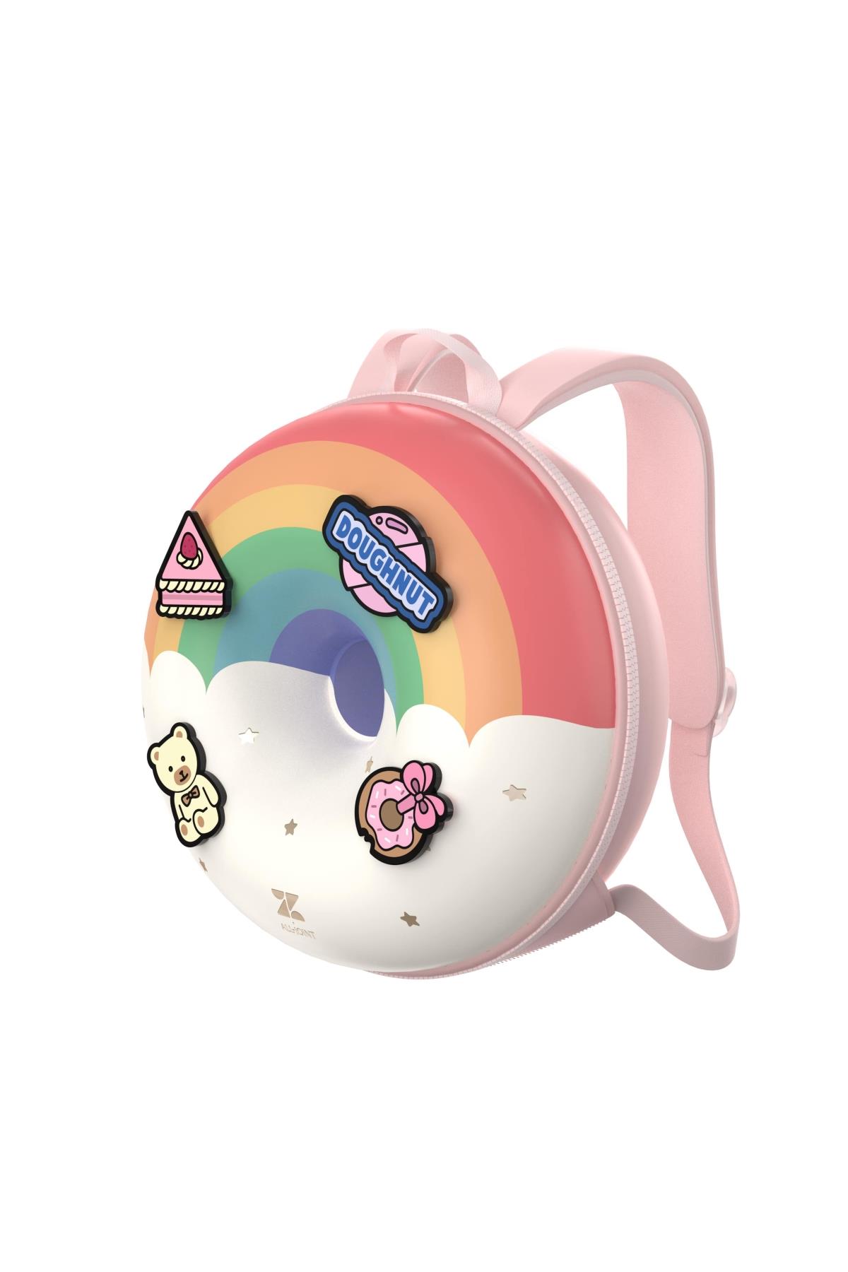 ZOYZOII Donut Serisi Sweet Rainbow Sırt Çantası Çok Renkli