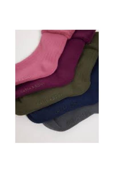 5 li Paket Çocuk Kalın Havlu Soket Çorap GreenMix