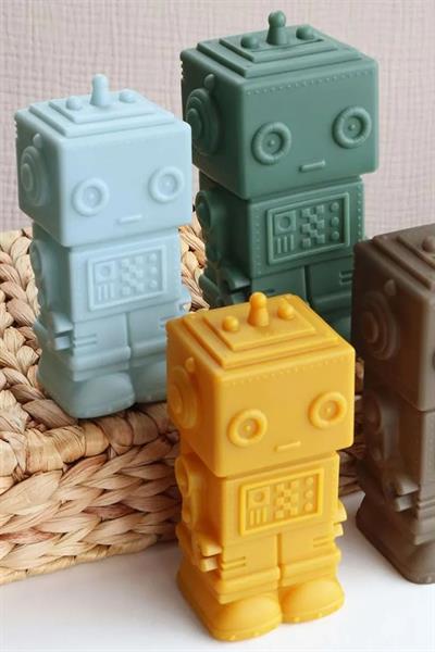 A Lıttle Lovely Company MİNİ ROBOT LAMBA Mavi